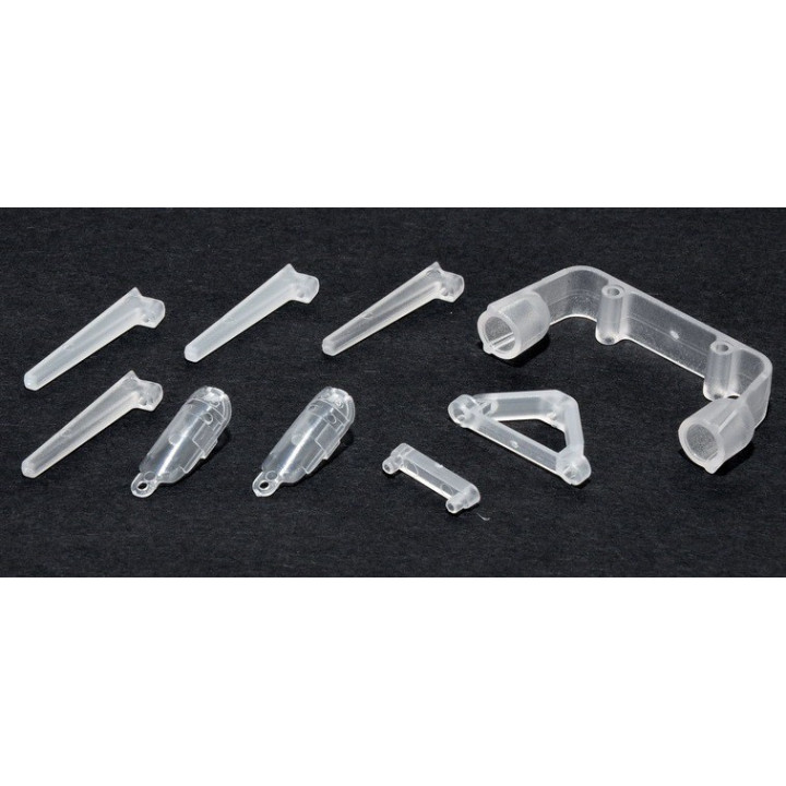 MR200 Transparent Plastic Parts set-MR200P05-Hangar RC.com-Xtreme