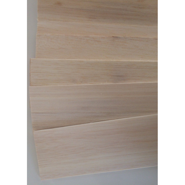 PLANCHE BALSA ECO 25/10 LONG 100-AI-1030025-Hangar RC.com-Air Loisirs