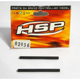 Front Lower Shaft Pin A* 2pcs (H02036)-HS-02036-Hangar RC.com-HSP
