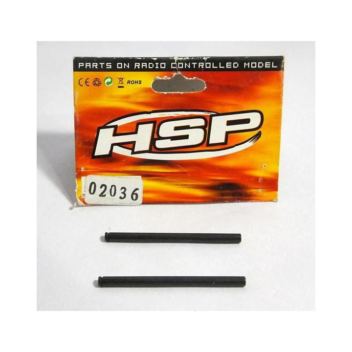Front Lower Shaft Pin A* 2pcs (H02036)-HS-02036-Hangar RC.com-HSP