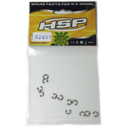 Circlips / E-Clip* 12pcs (H02037)-HS-02037-Hangar RC.com-HSP
