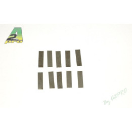 A2-15034-Lamelle Nickel largeur 7mm (10 pcs) (15034)