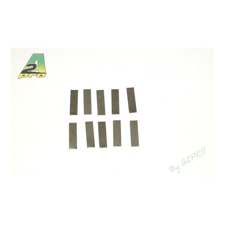A2-15034-Lamelle Nickel largeur 7mm (10 pcs) (15034)