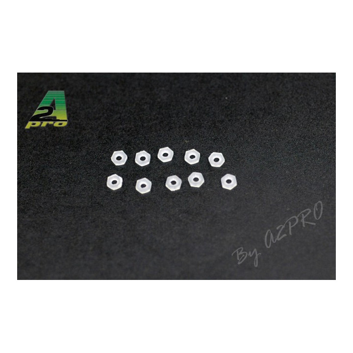 A2-27002-Ecrous Nylon M2 (10 pcs) (27002)