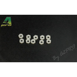 A2-27004-Ecrous Nylon M4 (10 pcs) (27004)