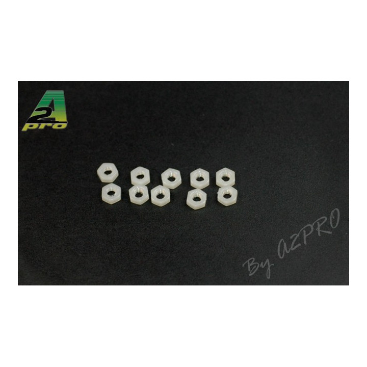 A2-27004-Ecrous Nylon M4 (10 pcs) (27004)