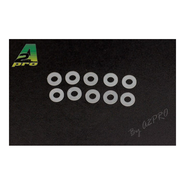 A2-28004-Rondelles Nylon 4mm (10 pcs) (28004)