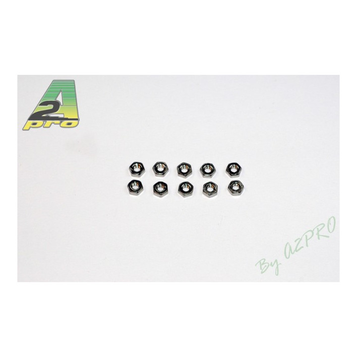 A2-300125-Ecrou Inox M2.5 (10 pièces) (300125)