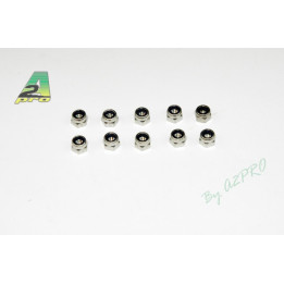 A2-300225-Ecrou Nylstop M2.5 (10 pièces) (300225)