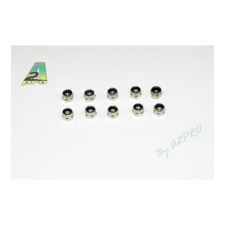 A2-300225-Ecrou Nylstop M2.5 (10 pièces) (300225)