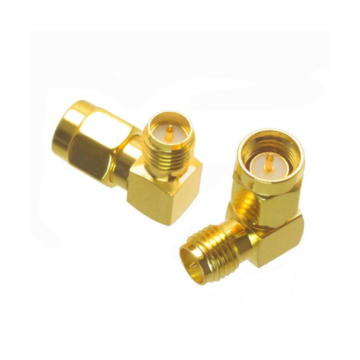 DT-ADAPTER3-SMA jack to RP-SMA plug 90 degree adapter