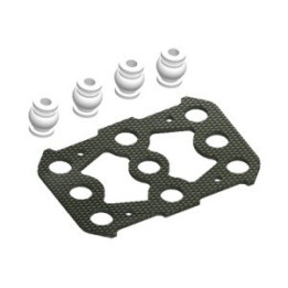 SX-83019-Full Carbon fixing board(top) for S250/S250Agility Carbon Frame/ARF (SPX-83019)