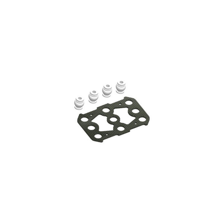 SX-83019-Full Carbon fixing board(top) for S250/S250Agility Carbon Frame/ARF (SPX-83019)