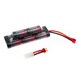 RB-R05152-NiMH 9,6V, 4000mAh, Hump Pack, T-Connector & Tamiya (R05152)