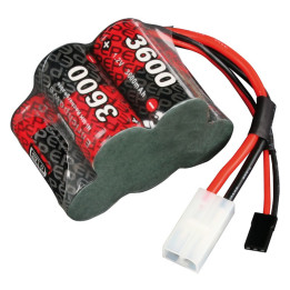 RB-RX360-Accus de réception 3600 mAh NiMH, 3+2 superposés (RX360)