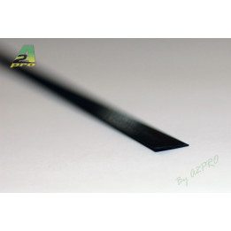 A2-212006-Profilé carbone plat 10/0.5mm - 1m (212006)