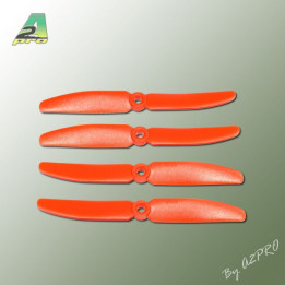 A2-PO5030-Hélice PTK (2 paires CW+ CCW) 5x3 orange (PO5030)