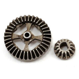 TX-7683-COURONNE + PIGNON DE DIFFERENTIEL METAL - LATRAX (TRX7683)
