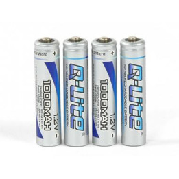 Q-Lite NiMH AAA 1000mAh Blister (4 pcs) (R05106)