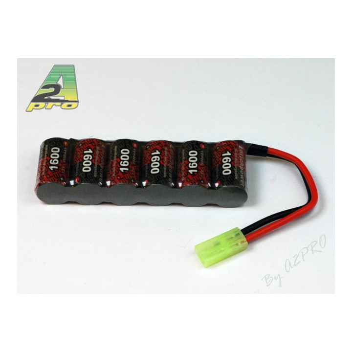 A2-6153S-PACK 7.2v/EP-1600UV MINI TAMIYA (6153S)
