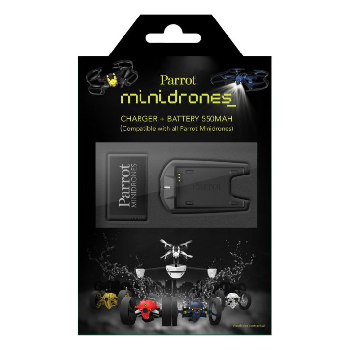 PA-PF070182AA-Parrot MiniDrones - Pack batterie + chargeur (PF070182AA)