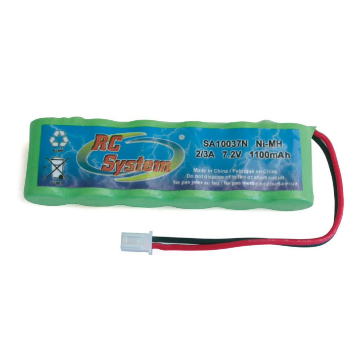 RS-SA10037N-Accus Ni-MH 7.2V 1100mAh en long Ni-MH (SA10037N)