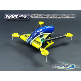 MR200KIT-SPY-MR200 Micro Quad Copter Chassis Kit (Yellow Canopy)