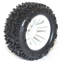 FT-6310W FTX CARNAGE MOUNTED WHEEL/TYRE COMPLETE PAIR - WHITE (FTX6310W)