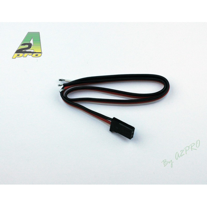 A2-13009-Cordon servo Futaba 30cm – cable 0,30mm²