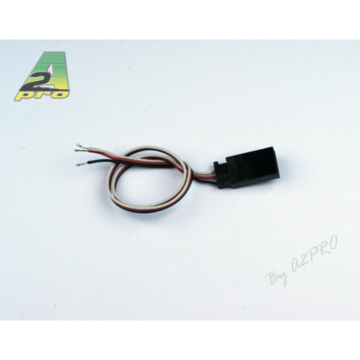 A2-9019-Cordon femelle Futaba 30cm - cable 0,10mm²