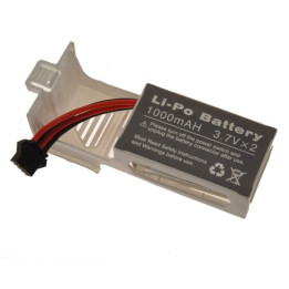 UD-RCU8421-05W LIPO 7,4V 1000mAh + SUPPORT BLANC- U8421(RCU8421-05W)
