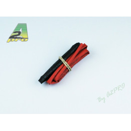 A2-160030 Tube thermo 3mm rouge+noir (160030)