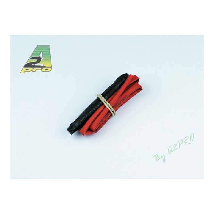 A2-160030 Tube thermo 3mm rouge+noir (160030)