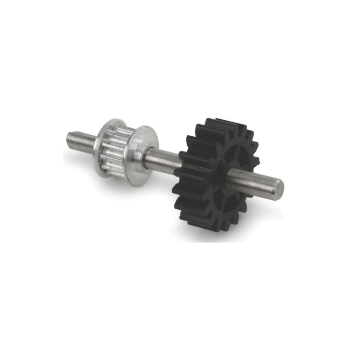 EF-1455A B400 -Axe Poulie Aluminium +Engrenages Assemblés pr Anti Couple (EFLH1455A)