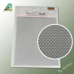 A2-282005-Grille acier inoxydable 200x140x0.80mm maille de 1.10mm (282005)