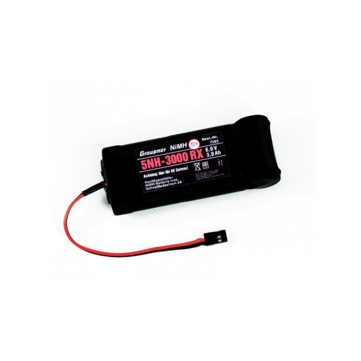 GR-7593-Accu de réception NiMH - 6V - 3000mAh (7593)
