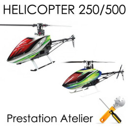MO500MRT-Class 250-500 Montage, Réglages et Test Hélicoptère