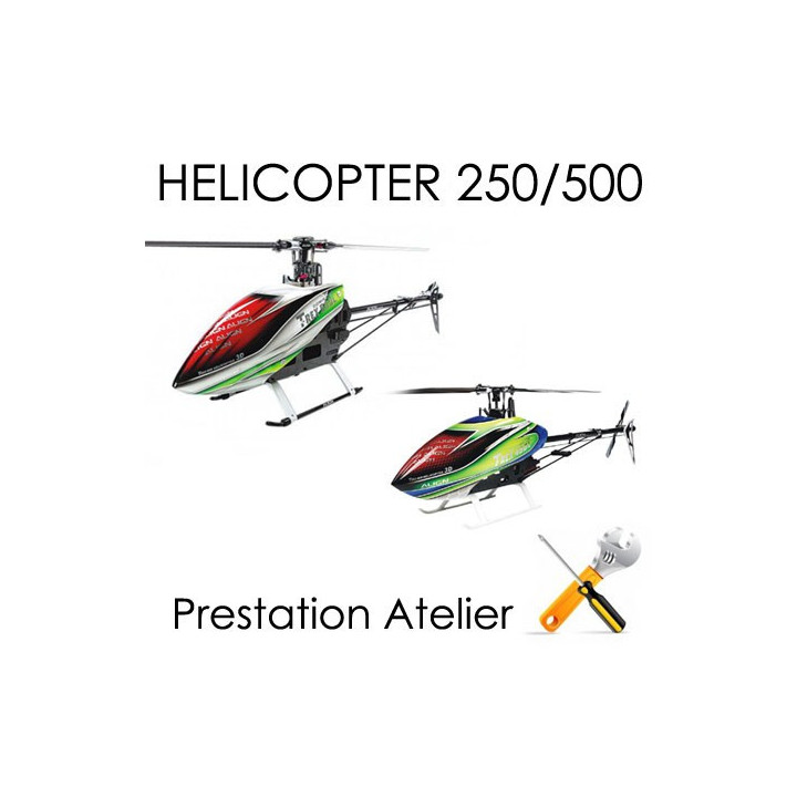 MO500MRT-Class 250-500 Montage, Réglages et Test Hélicoptère