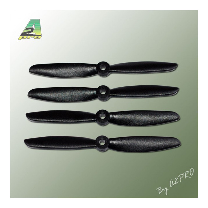 A2-PN5045-Helice PTK (2 paires CW+CCW) 5x4.5 Noir (PN5045)
