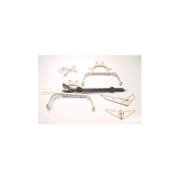 SK-SLG300-WT - Superskids 300 White with Silver mounts (SLG300WT)