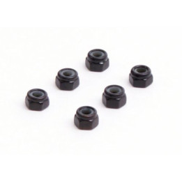 RS-RC903-093-ECROUS NYLSTOP NYLON (M4) 6PCS - RC701GR/RC701G/RC706T/RC909T (RC903-093)