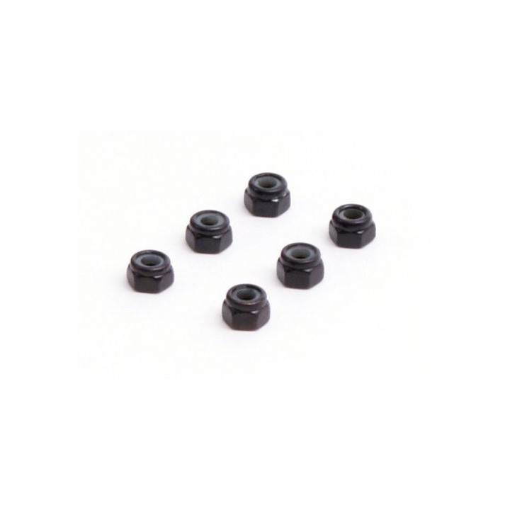 RS-RC903-093-ECROUS NYLSTOP NYLON (M4) 6PCS - RC701GR/RC701G/RC706T/RC909T (RC903-093)