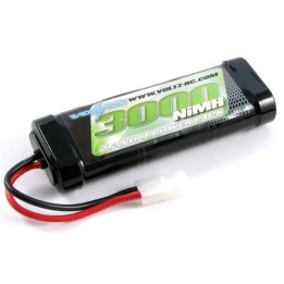 VZ-0015-VOLTZ 3000mah STICK PACK 7.2V W/TAMIYA CONNECTOR (VZ0015)