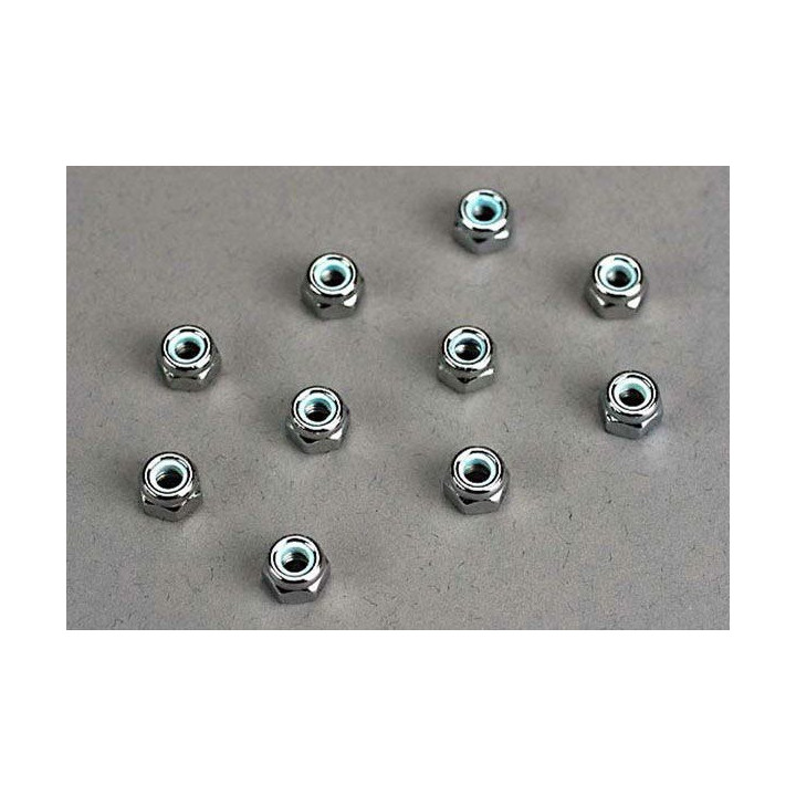 TX-1747-ECROUS NYLSTOP 4MM (10) (TRX1747)