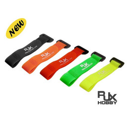 RJ-T6011-XS-RJX Multi Color Battery Strap 200x20mmx5pcs for FPV Racing