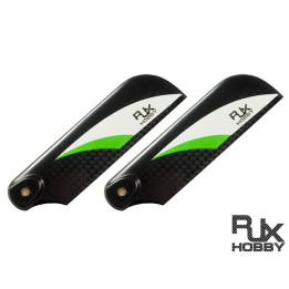 RJ-V85GW-RJX Pale Anticouple Carbone Vector Green and White 85mm Tail CF Blades