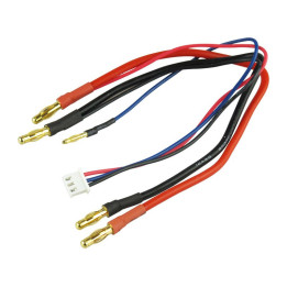 YU-610004XH-Cable de charge contact PK diam 4.0mm 2.5mm2 pour hardcase 2S LiPo XH (610004XH)