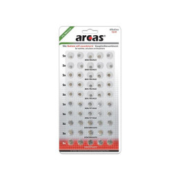 DT-12755000-Pack de 50 piles bouton AG1-AG13 0% Mercury/Hg