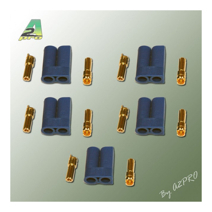 A2-14166 Connecteur EC5 or mâle (5 pcs) (14166)