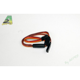 A2-13105-0 Cordon Y JR Or 120mm x 3 - câble 0,30mm² (5 pièces) (13105-0)
